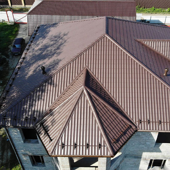 Монтаж сложной крыши и кровли в Новомосковске и Тульской области